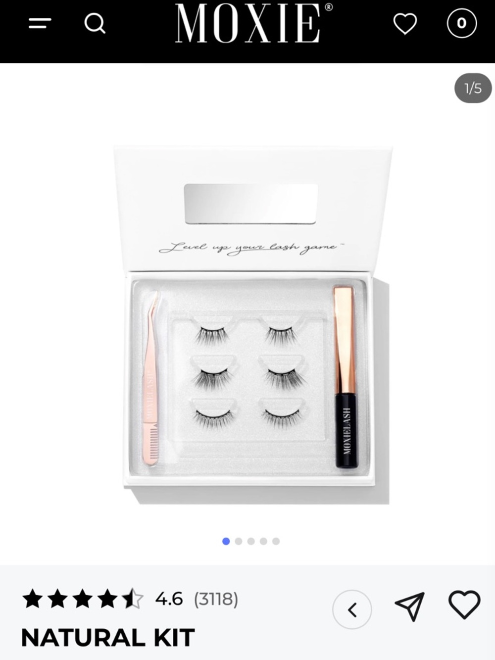 Moxie Lash Natural Kit